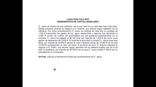 Lecc003 Practica RdtosCapMobiliario IRPF umh1429sp 20182019 [upl. by Aniratac]