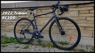 Triban RC 500 Review 2021  Amazing Road Bike for New Road Cyclist [upl. by Irec]