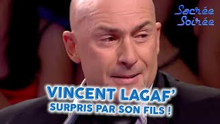 Vincent Lagaf ému aux larmes par lhommage de son fils [upl. by Eiramanit]