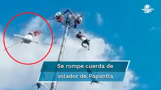 Cae volador de Papantla de 25 metros de altura [upl. by Dudden439]