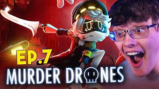 MURDER DRONES Episode 7 Mass Destruction REACTION  Glitch [upl. by Aihgn]