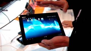 Sony Xperia Tablet S  HandsOn  IFA 2012  androidnextde [upl. by Deaner]