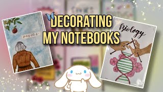 Decorating Notebooks Cover for new session ✨ Notebook decoration ideas 💡 diy craftideas [upl. by Naitsirhc714]