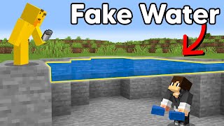 Using FAKE Water to FOOL My Friends [upl. by Atinuahs]