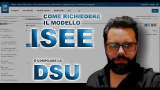 Come richiedere il modello ISEE e compilare la DSU  2 parte [upl. by Lluj]