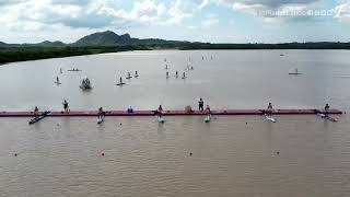 SUP Junior Womens Sprint Heat 1  2023 ICF Stand Up Paddling World Championships Pattaya Thailand [upl. by Sanfred]