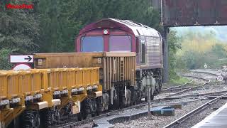 Westbury EWS 66092 Up and Down yard shunter 16th October 2024 [upl. by Eesak34]