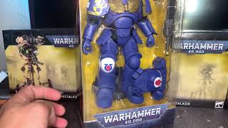 McFarlane Toys Warhammer 40K Ultramarines Primaris Assault Intercessor review [upl. by Novello]