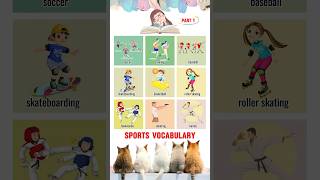 Sports name in English 1  Study with Anna studywithanna englishvocabulary studywithme sports [upl. by Nyletak]