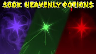 Popping 300x HEAVENLY POTIONS  Sols RNG [upl. by Oiretule]