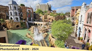 Phantasialand  Brühl  Sommersaison 2024  Freizeitpark Video [upl. by Amathiste]