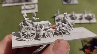 3D Printed French Napoleonic scale wagons for epic scale battle [upl. by Amie]