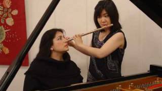 Sancan Sonatine 1 mov Atsuko Koga flute Marita Mirsalimova piano [upl. by Roseline99]