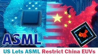 US pressures ASML to restrict exports and repairs of lithography machines to China [upl. by Bloom]