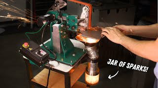 Transforming a Cheap Belt Grinder into a Quality Grinder  Grizzly 2x42 Knife Making Grinder [upl. by Cookie]