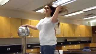 Van de Graaff generator in Mr Bartletts physics class [upl. by Feer554]