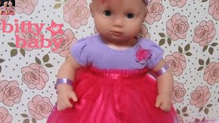 Bitty Baby Doll Valentines Outfit and Throwback Bitty Baby Haul [upl. by Aivatra]