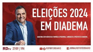 Eleições 2024 em Diadema  Márcio da Farmácia Podemos [upl. by Adnac464]