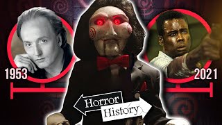 Halloween The Complete History of Michael Myers 40 Year Timeline  Horror History [upl. by Ahsoyem680]