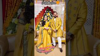 Eman amp Rajab Grand Mayu🧡famous youtuber Rajab butt wedding1st dholkiplzsubscribemychannel [upl. by Ecneps]