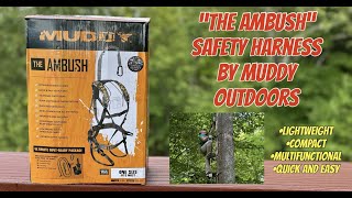 quotThe Ambushquot Tree Stand Safety Harness by Muddy Outdoors [upl. by Rod148]