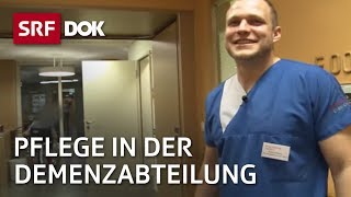 Pflegedienst in der Demenzabteilung  Reportage  SRF [upl. by Leugim]