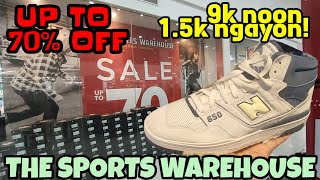 THE SPORTS WAREHOUSE SALE UP TO 70 OFF [upl. by Lala]