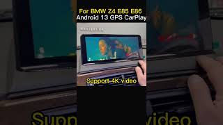 BMW Z4 E85 E86 Android 13 GPS Wireless CarPlay Android Auto Navigation Screen [upl. by Innattirb996]