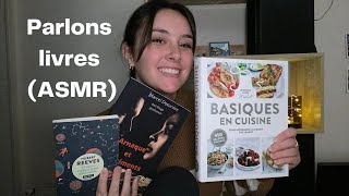 Parlons de livres 📚 en asmr [upl. by Lleznol]