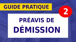 DÉMISSION  LE DÉLAI DE PRÉAVIS 11bis [upl. by Pepita]