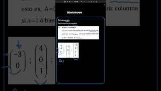 18 MATRICES TIPOS DE MATRICES Matriz Columna algebra1 automobile profejuanc [upl. by Jegar641]