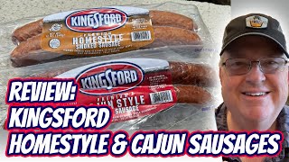 Kingsford Homestyle amp Cajun Sausages  Chris Allingham  The Virtual Weber Bullet [upl. by Rafaelof]