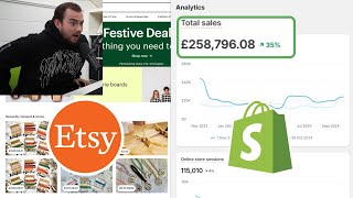 Etsy vs Shopify Dropshipping Which One Makes More Money [upl. by Draillih]