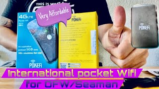 Best pocket wifi for OFW amp SEAFARERUnboxing Pokefi [upl. by Adnauqal775]