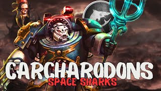 CARCHARODONS ASTRA Space Sharks  Warhammer 40k Lore [upl. by Esej]