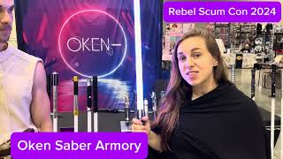 Rebel Scum Con 2024  Vendor Highlights Oken Saber Armory [upl. by Korfonta433]