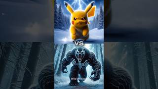 Pikachu vs Venom Animals pikachu venom3 animals pokemon [upl. by Laamak]