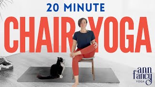 20 min Chair Yoga for building strength  increased mobility [upl. by Tilden]