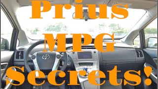 Toyota Prius MPG secrets How to get better MPG on a prius 2008  2015 saving gas car [upl. by Sidhu789]