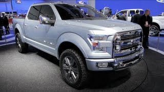 Ford Atlas Concept  2013 Detroit Auto Show [upl. by Nalniuq]