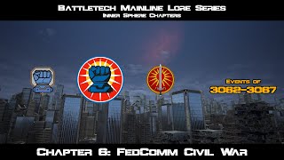 Battletech Lore Inner Sphere Chapter 6 FedComm Civil War [upl. by Robison745]