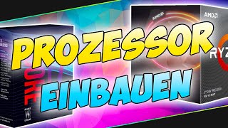 CPU  Prozessor einbauen  Was beachten  Tutorial [upl. by Leumhs336]