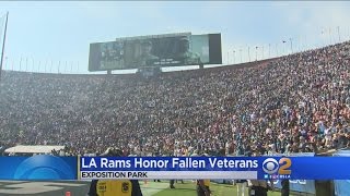 Rams Honor Fallen Service Members amp Their Families Ahead Of Sundays Game [upl. by Al]