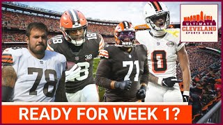 Can the Cleveland Browns count Jack Conklin Jed Wills Greg Newsome amp Dalvin Tomlinson in Week 1 [upl. by Yngiram]