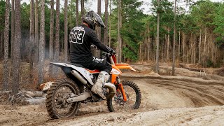 2023 KTM 300 SX VS 350 SXF VS 450 SXF  2 Stroke Versus 4 Stroke  Laptimes and Comparison [upl. by Mera]