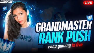 Free Fire Live With Renugaming🔴Grandmaster Rank Pushff freefire renugaming [upl. by Dronski]