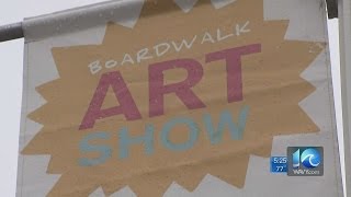 Boardwalk Art Show begins [upl. by Ib13]