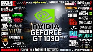 GeForce GT 1030 in 2023  Test in 60 Games [upl. by Arissa]