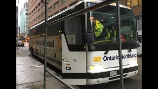 Ontario Northland Toronto  Sudbury Ends at Highway 407 GO StationTRIP No DE VOYAGE 1249 POV [upl. by Kong934]