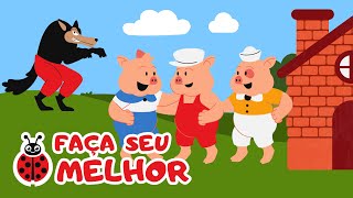 Os Três Porquinhos Filme Completo BR [upl. by Solhcin]